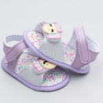 sandália infantil lilás
