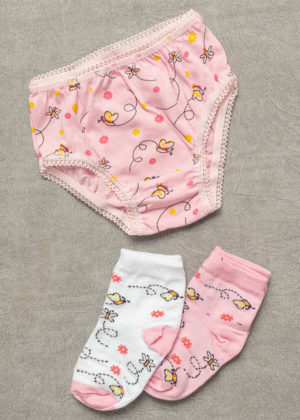 Kit calcinha e meia