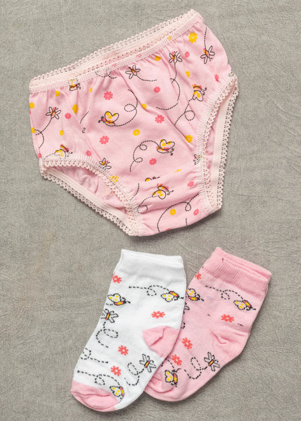 Kit calcinha e meia