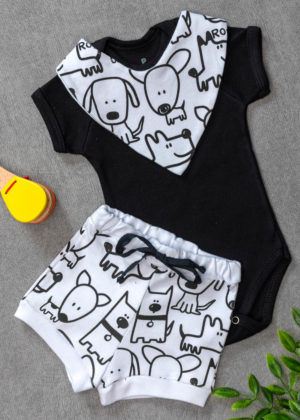 conjunto bebe body calça shorts ropek loja (9)