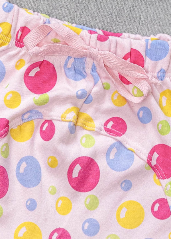Calça Saruel Infantil Algodão Rosa Bolha - Imagem 2