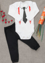 conjunto bebe gravata divertido loja ropek comprar (1)