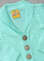 cardigan menta feminino