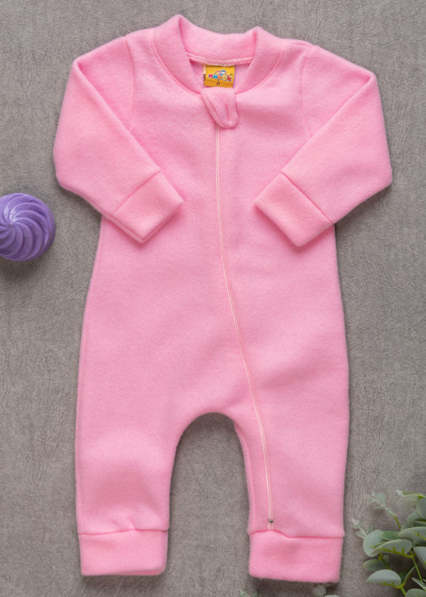 macacão soft rosa bebe