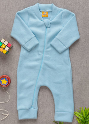macacão soft azul bebe