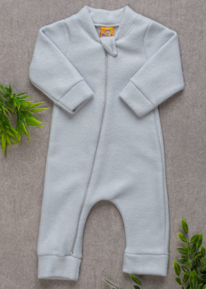 macacão soft cinza bebe