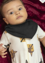 babador bandana impermeável preto