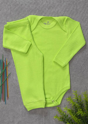 conjunto canelado verde lima