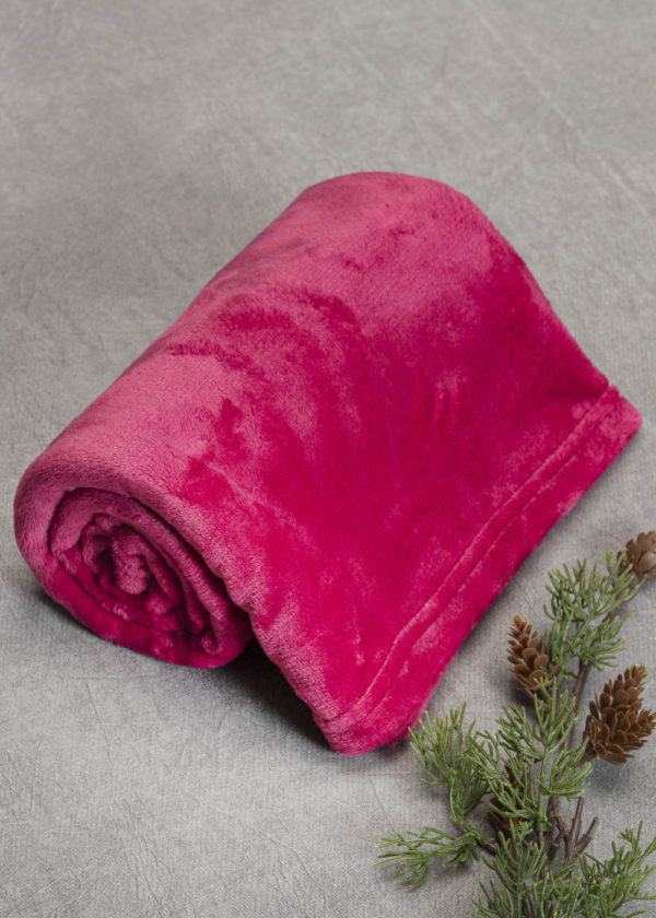 manta infantil microfibra Pink