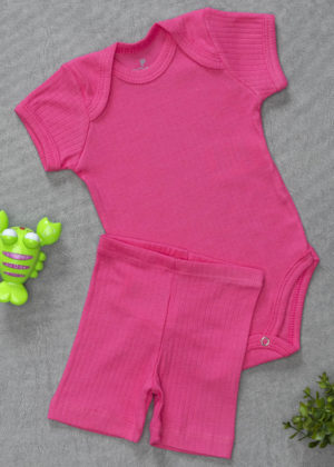conjunto canelado infantil