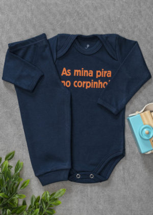 conjunto longo marinho as mina pira