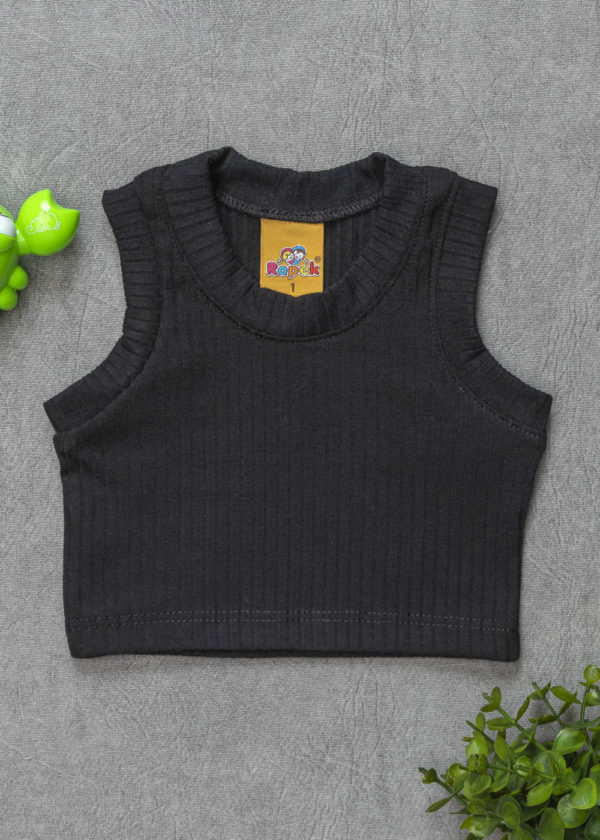 cropped infantil preto