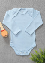 Body longa suedine azul