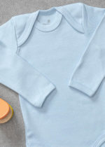 Body suedine longo azul