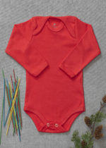 Body longo suedine vermelho