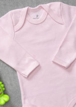 Body longo suedine rosa