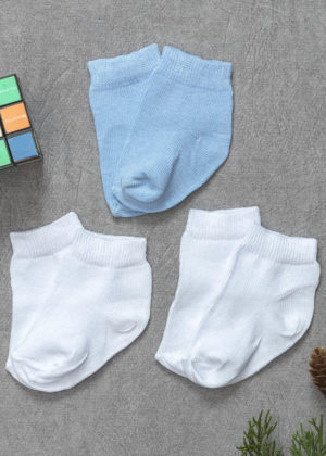 Kit 3 peças Meia Bebê Sortida Menino