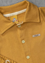 conjunto infantil camisa e shorts caramelo