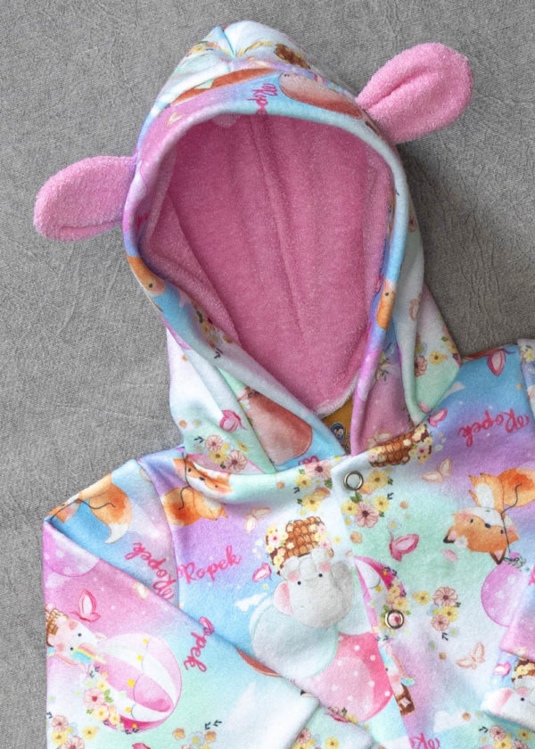 conjunto soft capuz mundo encantado
