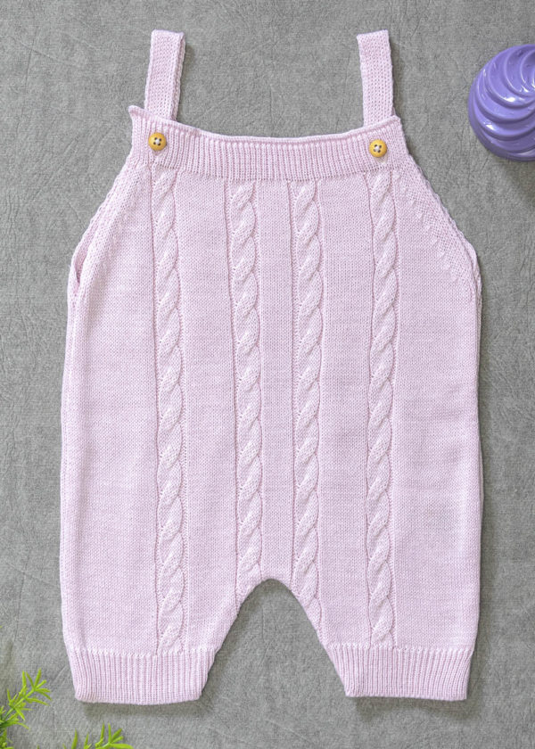 jardineira romper tricot