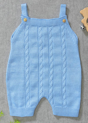 jardineira romper tricot