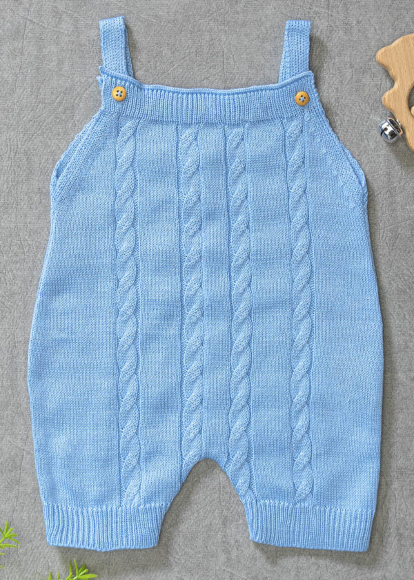 jardineira romper tricot