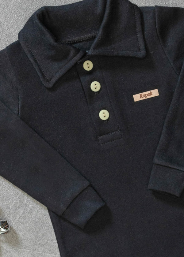 body gola polo manga longa