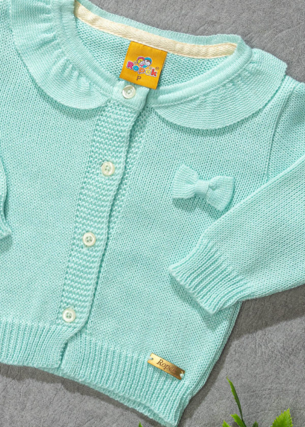 casaco cardigan tricot