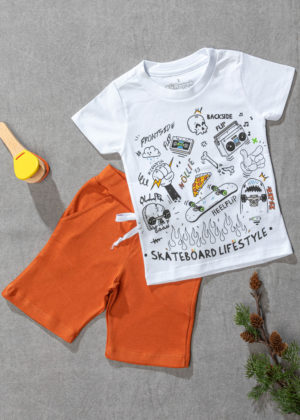 conjunto infantil suedine