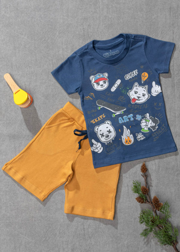 conjunto infantil suedine