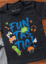 conjunto infantil suedine