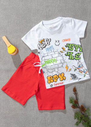 conjunto infantil suedine
