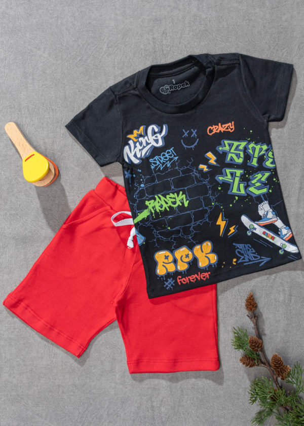 conjunto infantil suedine