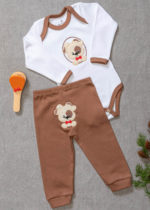 conjunto body bordado algodão