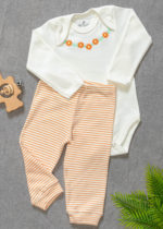 conjunto body bebê algodão