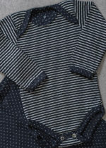 Conjunto pagão poá listra malha dupla preto