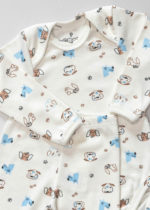 conjunto canelado estampado