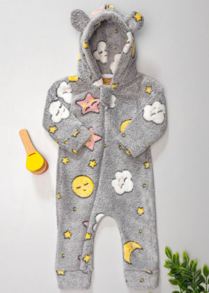 Macacão teddy microfibra