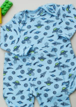 conjunto canelado estampado