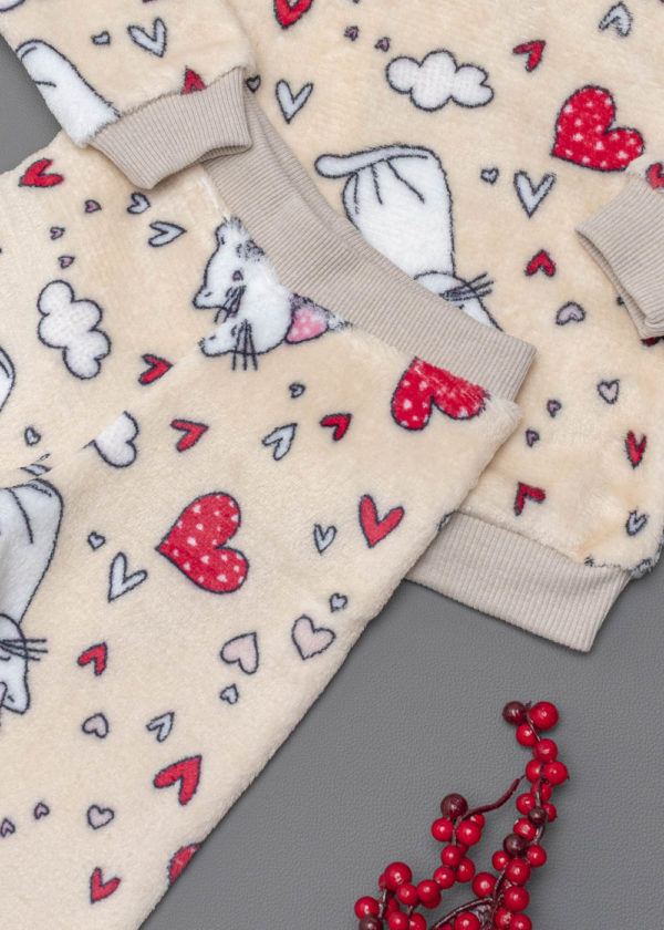conjunto microfibra teddy