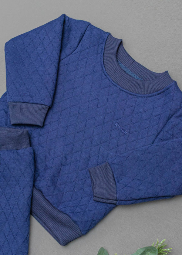 Conjunto Infantil Matelassê Marinho - Imagem 4
